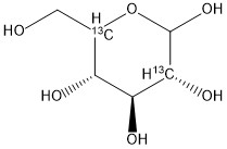 D-Glucose-[2,5-13C2]